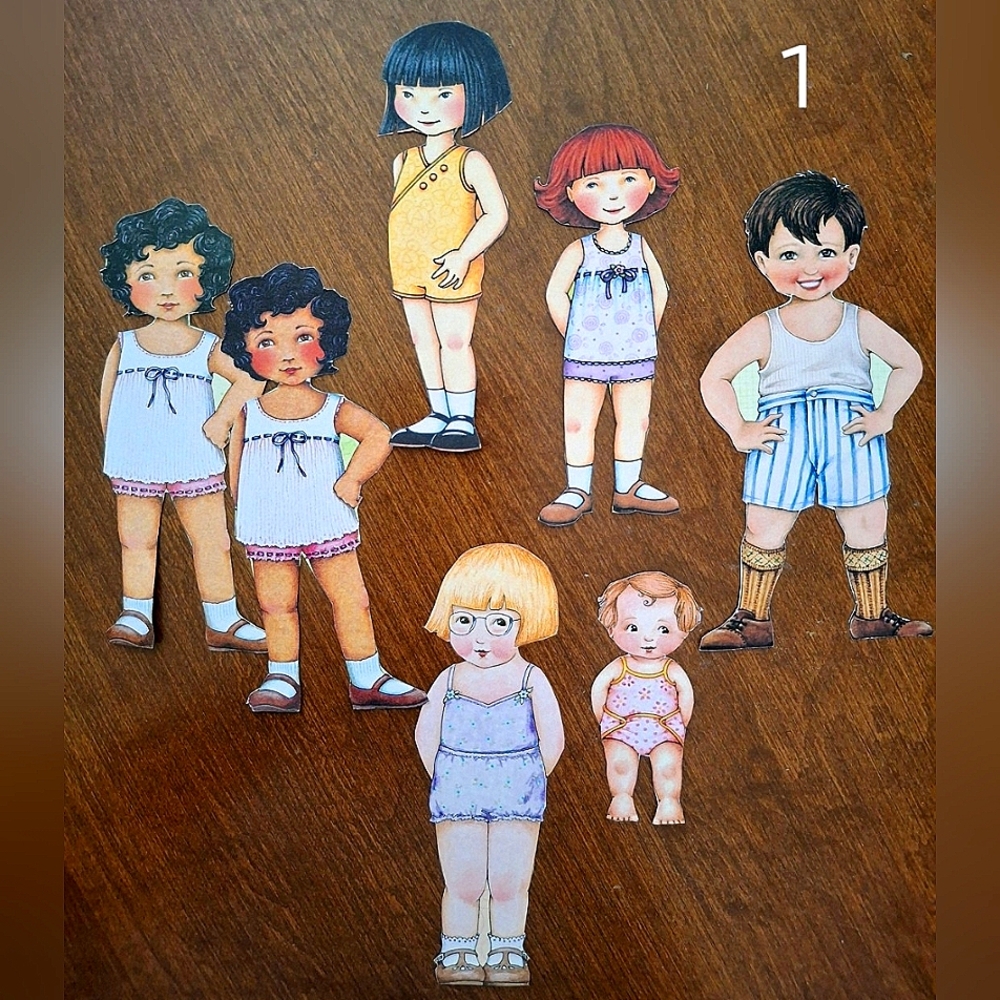 Mary Engelbreit VINTAGE 2001-2002 PAPER DOLLS (Home Companion Magazines